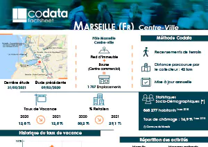 Marseille taux de vacances commerciale, emplacements commerciaux et retailers