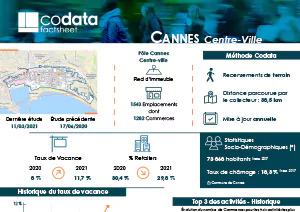 Cannes taux de vacances commerciale, emplacements commerciaux et retailers