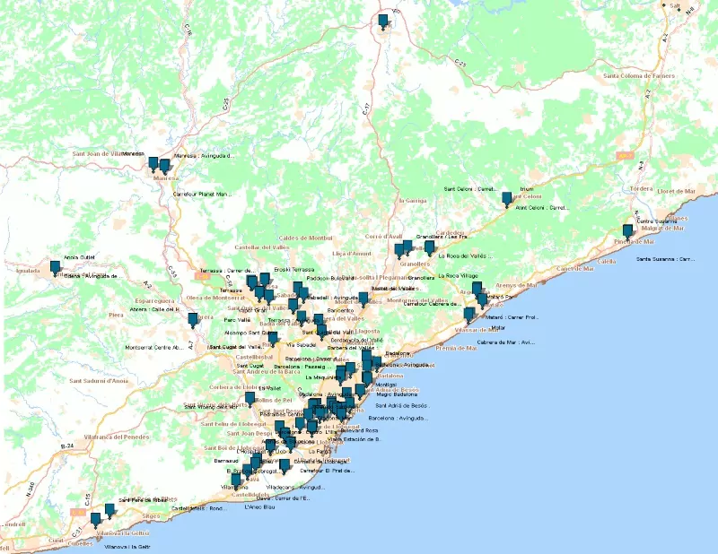 barcelona codata map