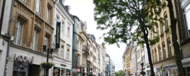 taux de vacance, illustration rue pietonne luxembourg