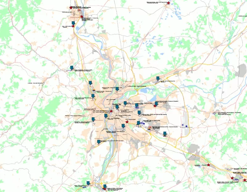 plan lyon centre commerciaux