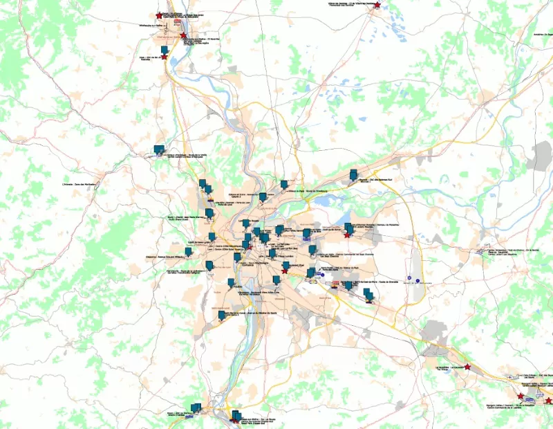 périmetres codata lyon et banlieu, connaissance immobilier commercial