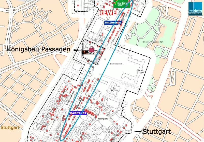 les enseignes nationales à stuttgart