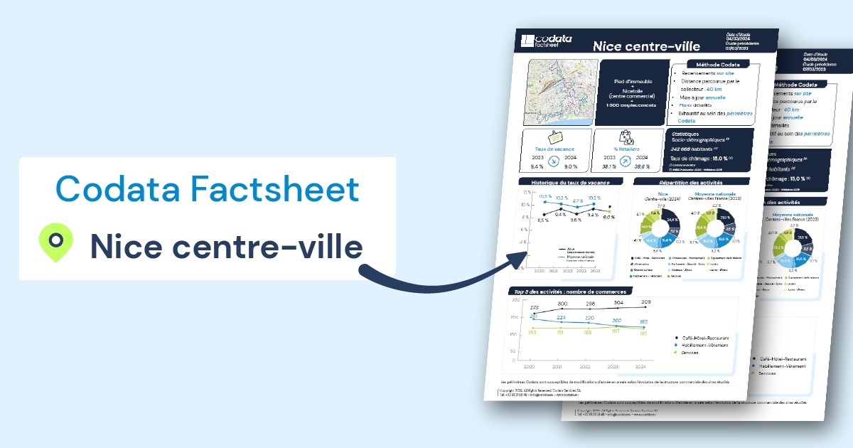 Codata Factsheet Nice centre-ville 2024