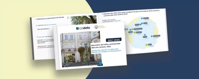 Baromètre de l'offre commerciale dans les centres-villes 2025